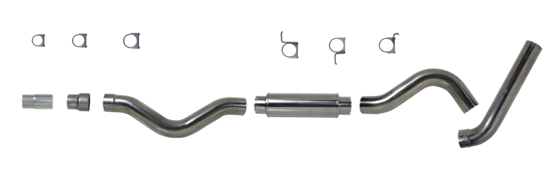 GMC 3500 Performance Exhaust - Diamond Eye Performance - Cat Back Single 409 SS - `06-`07